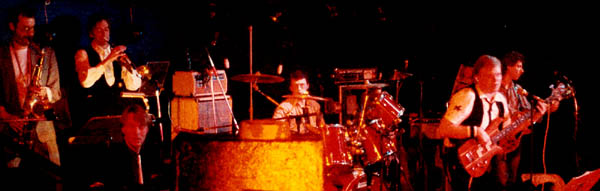 On stage at Barowiak 1985